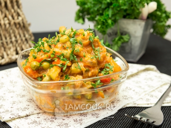 Рагу овощное с картошкой, рецепт с фото