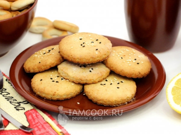 Постное печенье, рецепт с фото