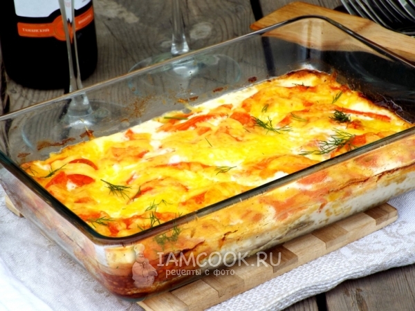 Запеканка из кабачков и баклажанов, рецепт с фото