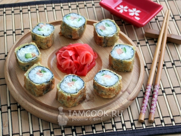 Горячие роллы, рецепт с фото