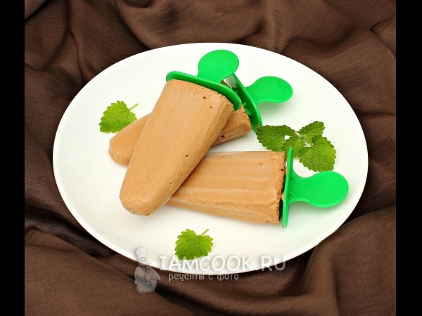 Мороженое из шоколада и зефира, рецепт с фото