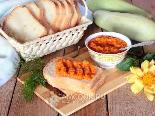 Кабачковая икра с майонезом, рецепт с фото