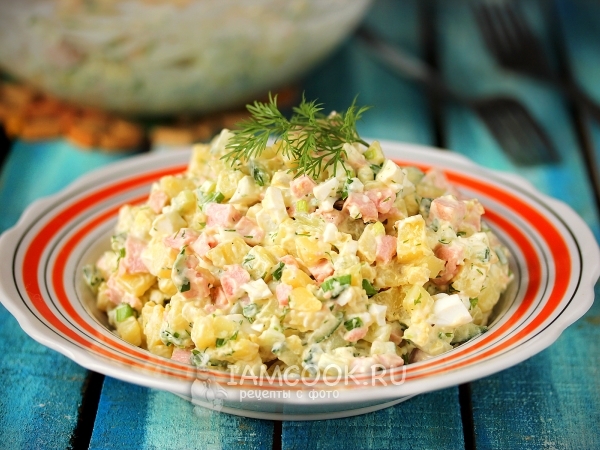 Салат «Окрошка», рецепт с фото