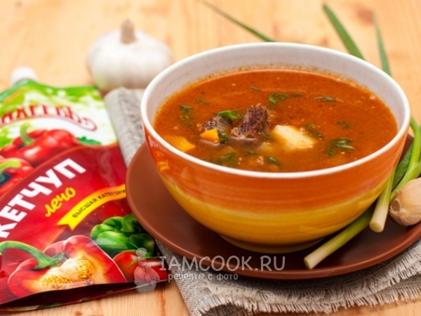 Венгерский суп-гуляш с говядиной , рецепт с фото