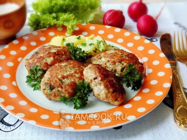 Котлеты с сыром и отварным яйцом, рецепт с фото