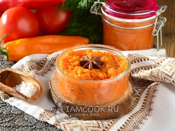 Салат из моркови «Оранжевое чудо» на зиму , рецепт с фото