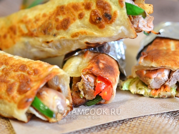 Шаурма крымская, рецепт с фото