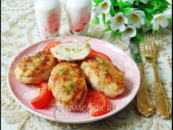 Котлеты в кляре с сыром и яйцом, рецепт с фото