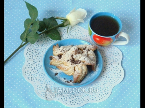 Слойки «Ветрячки», рецепт с фото