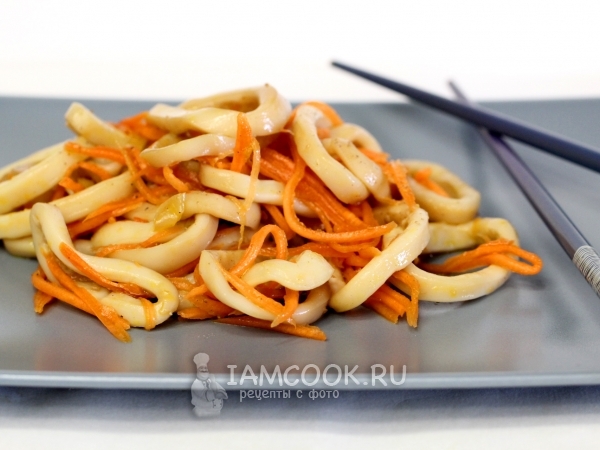 Кальмары По-корейски, рецепт с фото