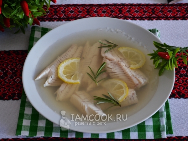 Заливное из речного окуня, рецепт с фото