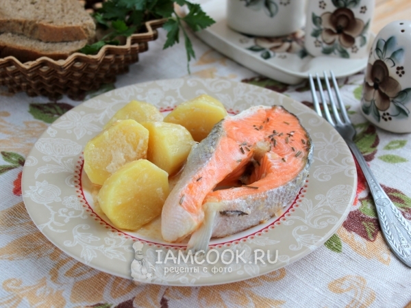Рыба в мультиварке с картошкой, рецепт с фото