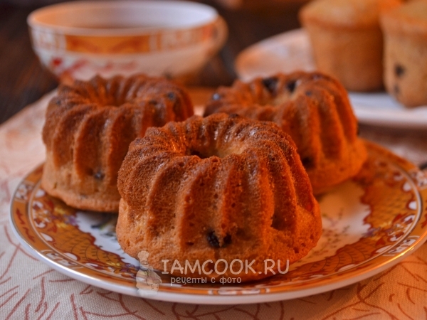 Банановые маффины с шоколадными каплями, рецепт с фото