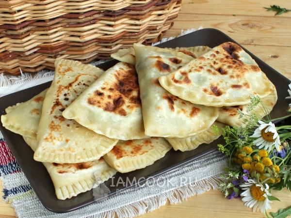 Кутабы с зеленью, рецепт с фото