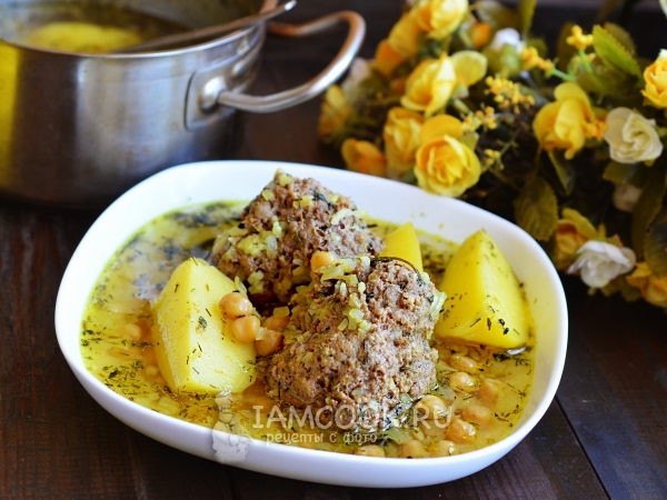 Кюфта-бозбаш, рецепт с фото