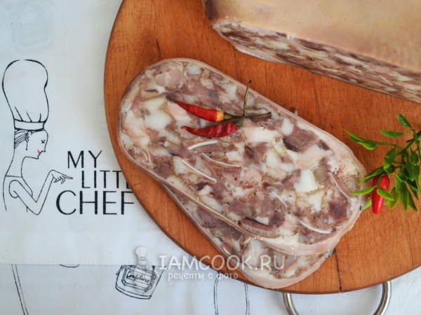 Сальтисон из свиной головы, рецепт с фото