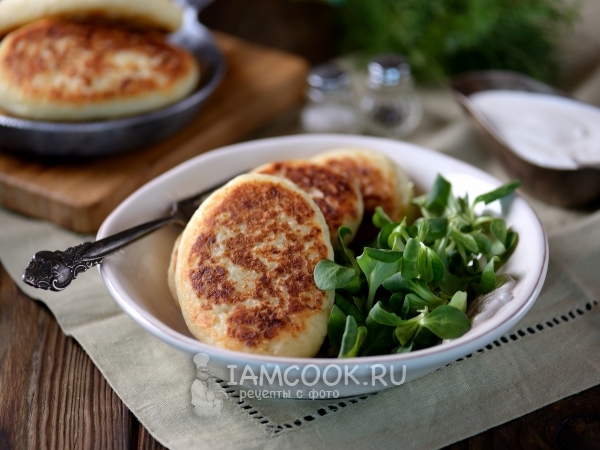 Постные картофельные зразы с грибами, рецепт с фото