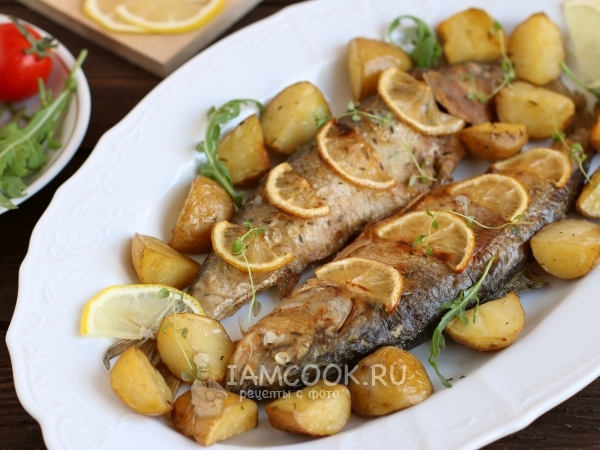 Селёдка с картошкой в духовке, рецепт с фото