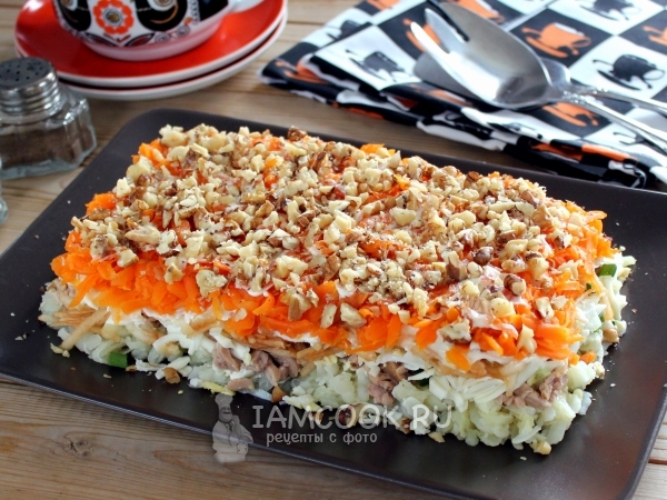 Салат «Старая гавань», рецепт с фото