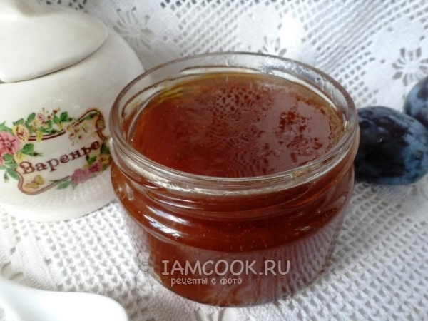 Сливовое варенье с базиликом, рецепт с фото