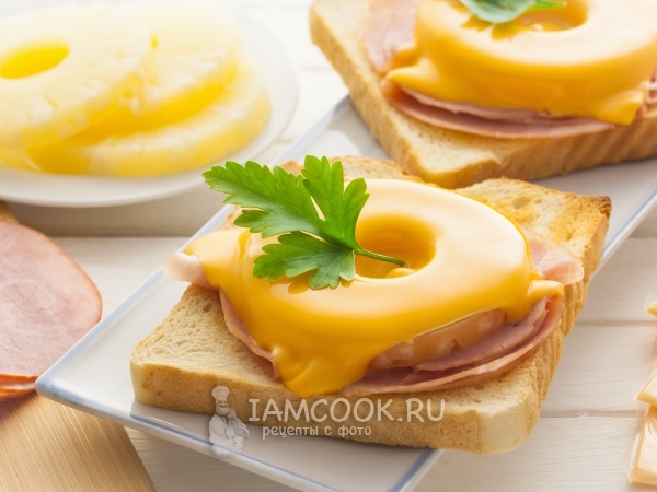 Гавайские тосты, рецепт с фото