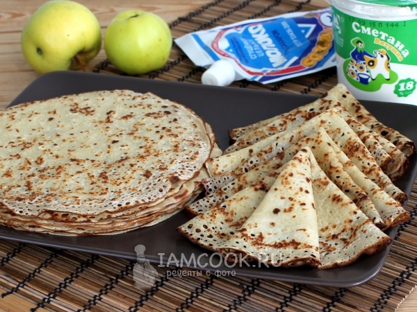 Блины соевые, рецепт с фото