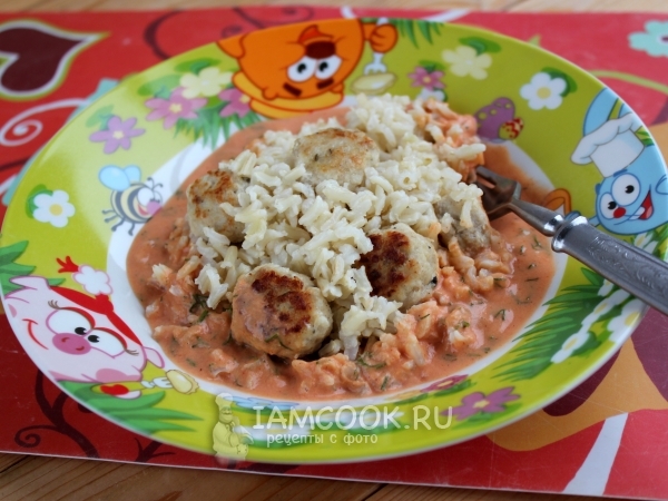 Фрикадельки с рисом, рецепт с фото
