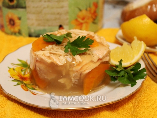 Заливное из форели, рецепт с фото