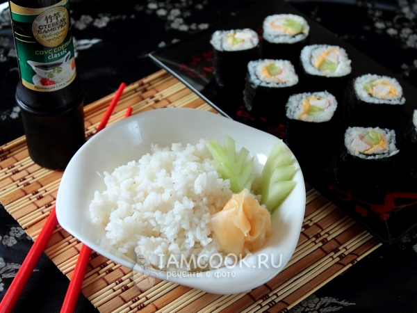 Рис для суши в мультиварке, рецепт с фото