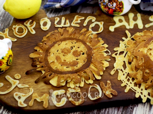 Блины ажурные на молоке, рецепт с фото