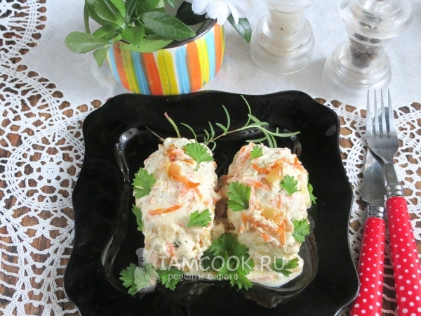 Ленивые голубцы в сметанном соусе в духовке, рецепт с фото