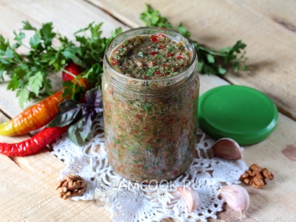 Аджика «Абхазская», рецепт с фото