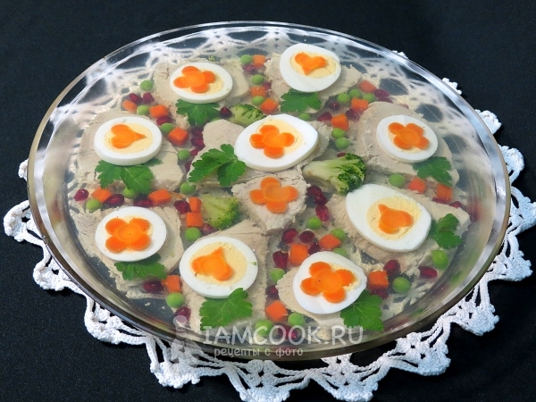 Заливное из свинины, рецепт с фото