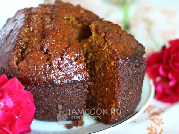 Постный морковный пирог, рецепт с фото