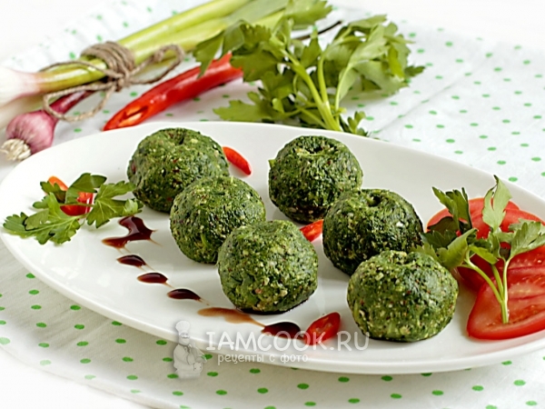 Пхали из шпината по-грузински, рецепт с фото