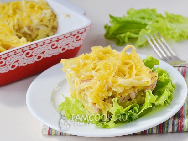 Запеканка из лапши, рецепт с фото