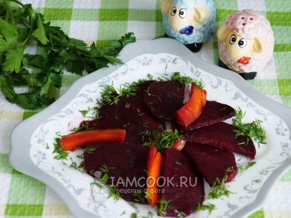 Запеченная свекла «Ароматная», рецепт с фото