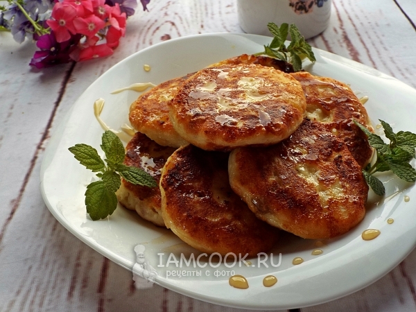 Сырники с бананом и медом, рецепт с фото