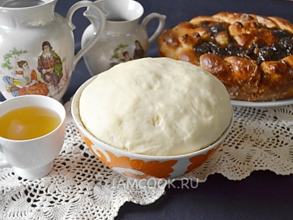 Тесто на кефире для пирога, рецепт с фото