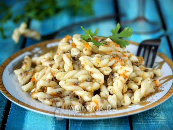 Макароны с сердцем, рецепт с фото