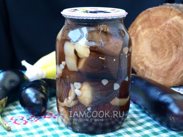 Маринованные баклажаны целиком на зиму, рецепт с фото