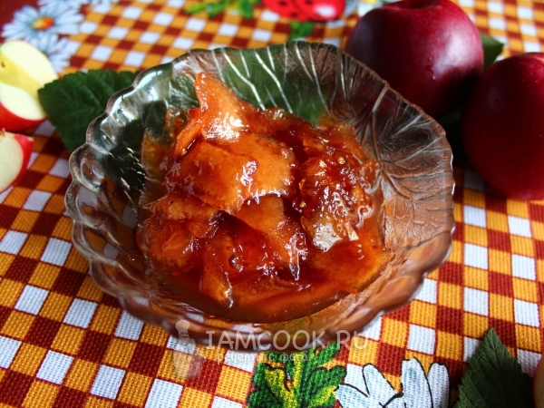 Варенье из красных яблок, рецепт с фото