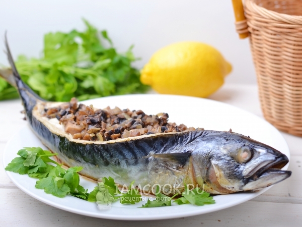 Фаршированная скумбрия, рецепт с фото