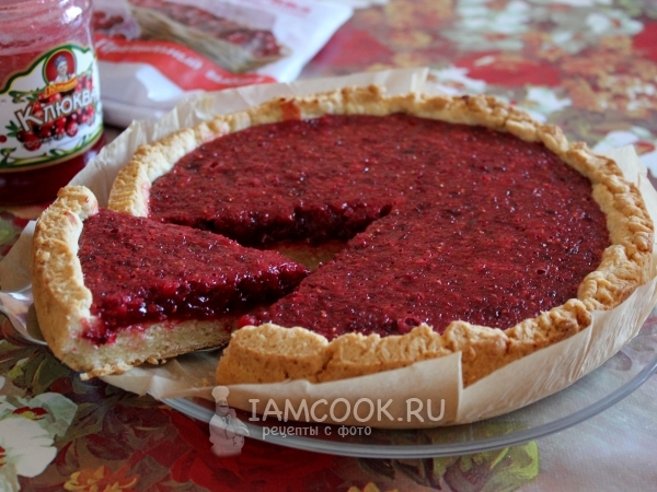 Песочный пирог с вареньем, рецепт с фото