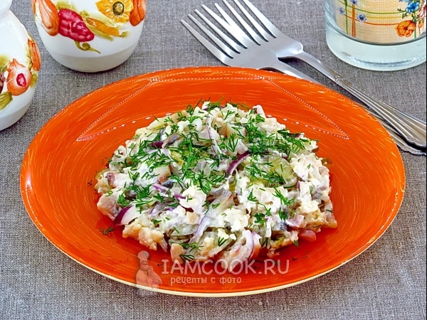 Салат из сельди с сельдереем, рецепт с фото