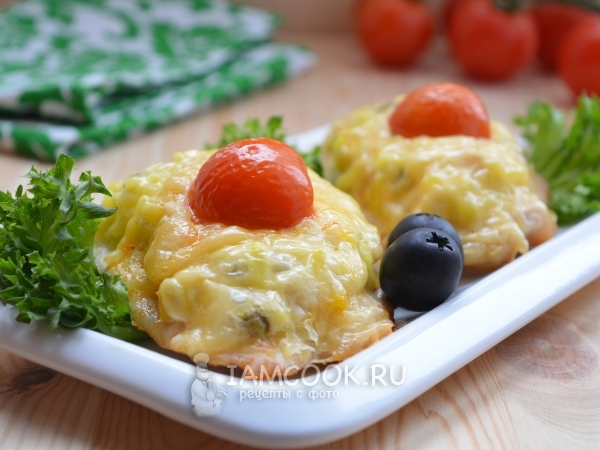 Запеченное куриное филе по-арабски, рецепт с фото