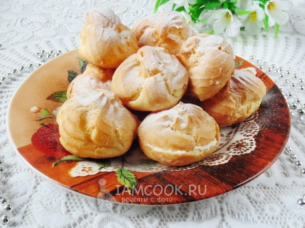 Творожные эклеры, рецепт с фото