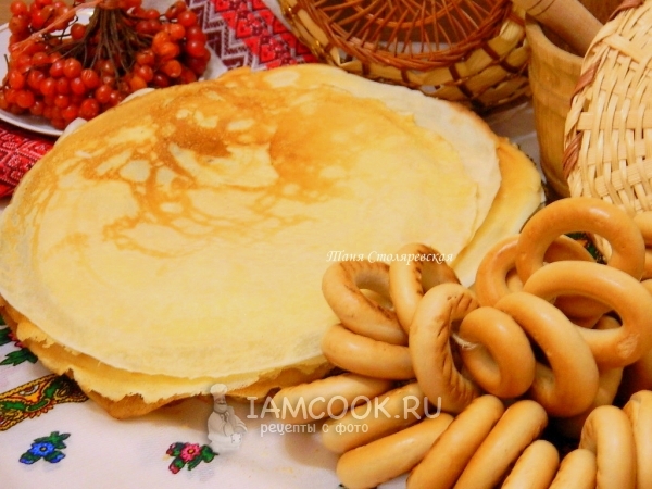 Блины на газированной воде, рецепт с фото