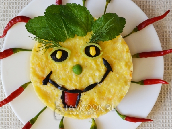 Позитивная кукурузная каша на сливках (для детей), рецепт с фото