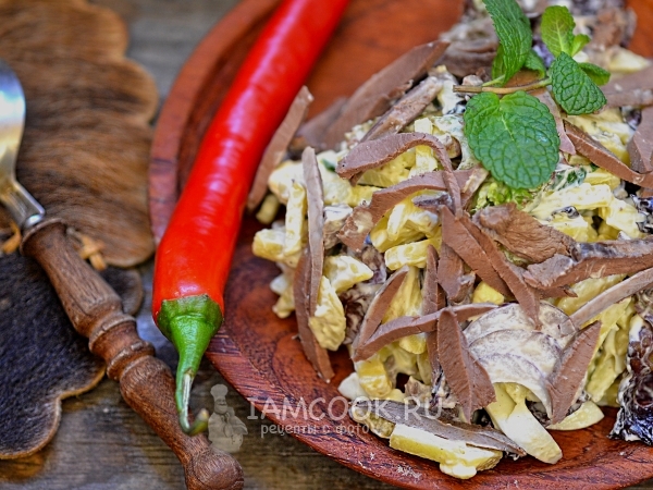 Салат «Храброе сердце», рецепт с фото